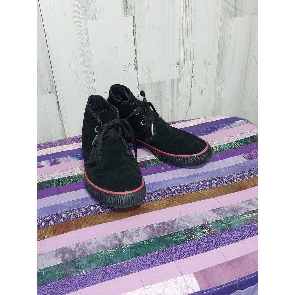 Chrome Shoes Mens 7 Chukka Sneaker High Top Urban Bike Messenger Suede Lace Up